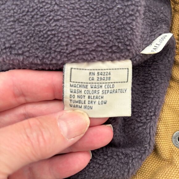 Royal Robbins Mens Vintage Trucker Jacket Size L Canvas Chore Barn Ranch Utility - Picture 4 of 8